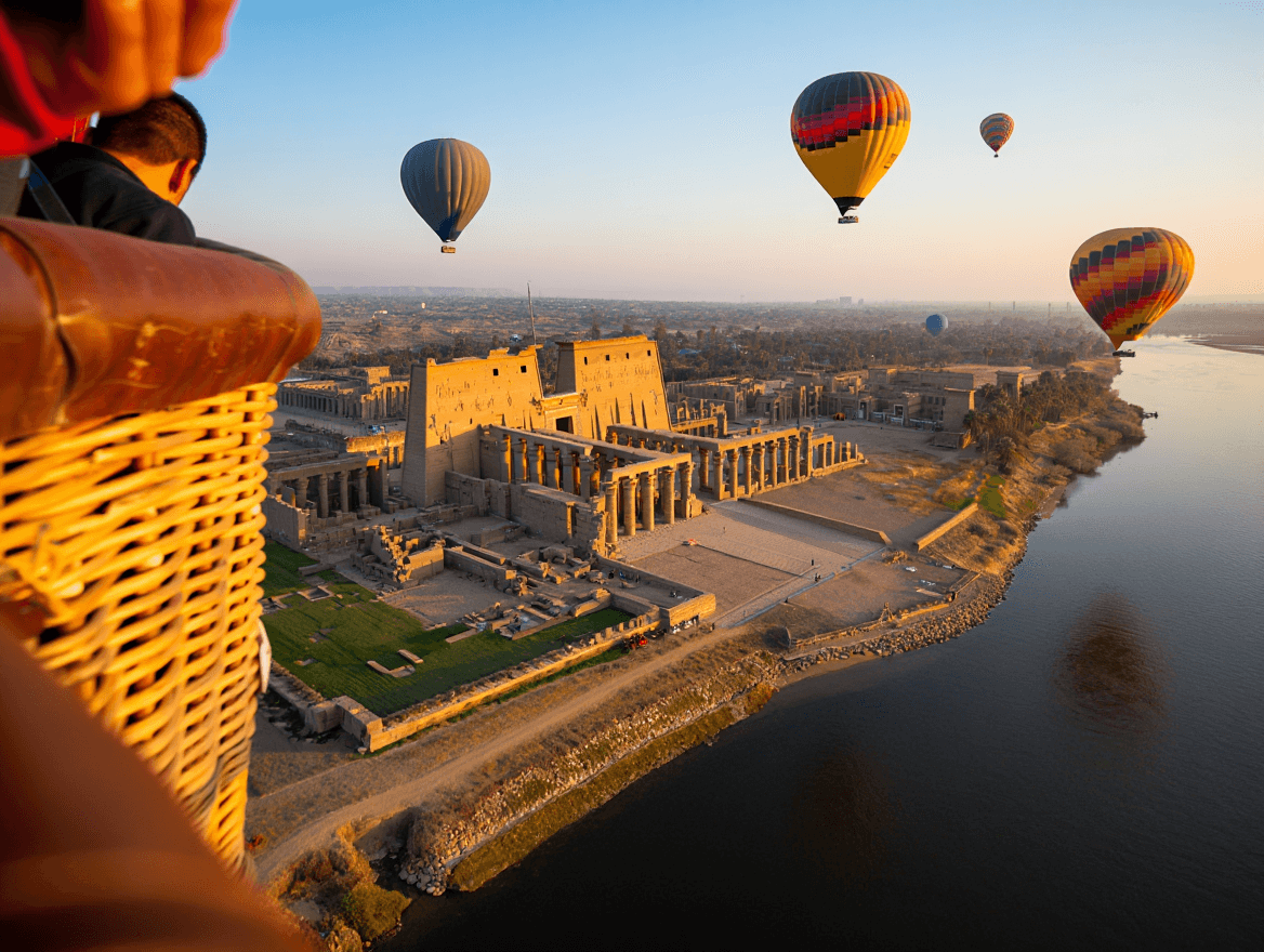 Survol en montgolfière